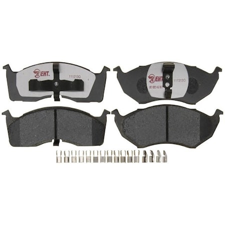 R/M Brakes BRAKE PADS OEM OE Replacement Hybrid Technology Includes Mounting Hardware EHT730H